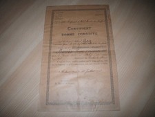 Certificat bonne conduite d'occasion  Grans