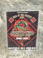 MACHINE HEAD - 2000 JAPAN TOUR All Access Backstage Pass Tour Laminado RARO comprar usado  Enviando para Brazil