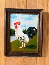 Vintage rooster painting for sale  Woodbine