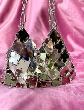 Usado,  Inspired Design Paco Rabanne Silver Cubic Metal Bag  Handmade Item  comprar usado  Enviando para Brazil