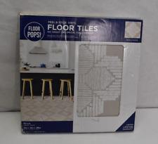 FloorPops Sullivan pelar y pegar azulejos crema 12" x 12" x 0,6" paquete de 10 segunda mano  Embacar hacia Mexico