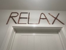 Large relax sign for sale  UK