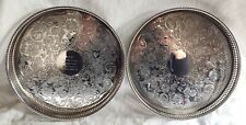 Pair silver plated for sale  HORSHAM
