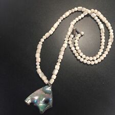 Shell necklace abalone for sale  Kingwood