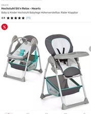 Hauck hochstuhl sit gebraucht kaufen  Bietigheim-Bissingen