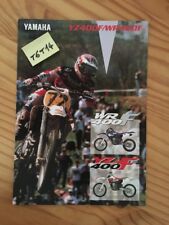 Yamaha yz400f wr400f d'occasion  Decize