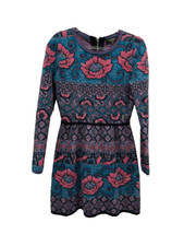 VESTIDO JUICY COUTURE tamanho XS MALHA ELÁSTICA MALHA GOLA REDONDA LINHA A FLORAL GROSSO comprar usado  Enviando para Brazil
