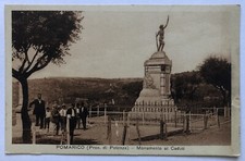 Cartolina pomarico monumento usato  Roma