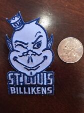 Slu Saint Louis Billikens Vintage Ferro Em Patch Bordado 3" X 1.5" Raro comprar usado  Enviando para Brazil