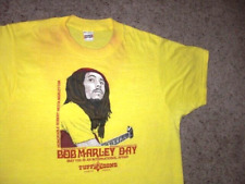 Camiseta Vintage 1982 BOB MARLEY DAY Reggae Fest amarela fina Screen Stars Grande, usado comprar usado  Enviando para Brazil