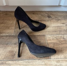 Black suede stiletto for sale  UK