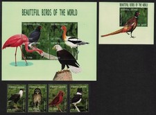 Serra Leoa Flamingos Águia Coruja Faisão Pássaros 4v+2 MSs 2004 MNH comprar usado  Enviando para Brazil