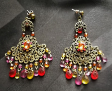 Indian earrings bollywood usato  Santa Teresa Gallura