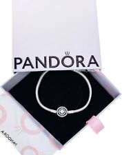 NOVO 100% Autêntico PANDORA 925 Prata Halo Pulseira Berloque Corrente de Cobra 590038C01  comprar usado  Enviando para Brazil