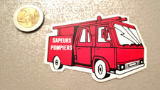 Autocollant camion sapeurs d'occasion  Bully-les-Mines