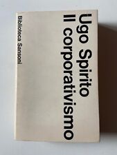 Ugo spirito corporativismo usato  Italia