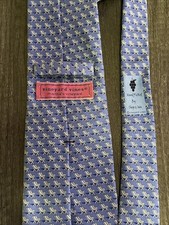 Usado, Cadeira de praia Vineyard Vines azul gravata de pescoço vibrante 100% seda feita nos EUA comprar usado  Enviando para Brazil