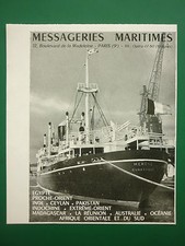 Pub messageries maritimes d'occasion  Yport