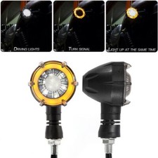 Usado, Sinais de seta de LED para motocicleta lanternas traseiras lâmpada de freio para Bobber Cafe Racer comprar usado  Enviando para Brazil
