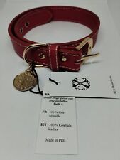 Collier chien cuir d'occasion  Saint-Nicolas-de-la-Grave