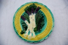 Ancienne assiette asperges d'occasion  L'Étrat