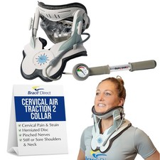 Coleira e maca de tração a ar pescoço cervical - alívio da dor no pescoço e ombro comprar usado  Enviando para Brazil