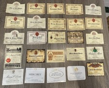 Lot étiquettes vin d'occasion  Losne