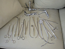 VINTAGE GINECOLOGIA MÉDICOS INSTRUMENTOS MÉDICOS FERRAMENTAS GRUPO DE 20 PEÇAS FEITAS NOS EUA comprar usado  Enviando para Brazil