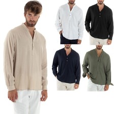 Camicia uomo lino usato  Massa di Somma