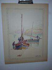 Superbe aquarelle adrien d'occasion  Vanves