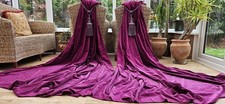 Cotton velvet curtains for sale  MORECAMBE