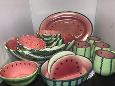 Watermelon dish lot for sale  Morris