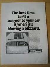 Tudor webasto sunroof for sale  BRISTOL