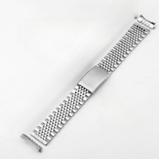 Pulseira de metal arco aço inoxidável 9 contas alta qualidade pulseira de metal 18/20/22 mm comprar usado  Enviando para Brazil