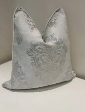 Silver damask cushion for sale  MIDDLESBROUGH