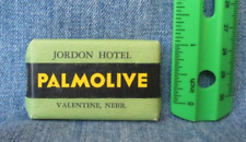 Vintage JORDAN HOTEL VALENTINE NEBRASKA Mini Barra de Sabonete Palmolive Publicidade MX50 comprar usado  Enviando para Brazil