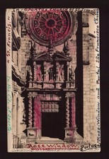 CARTÃO POSTAL: PORTUGAL - PORTO - RPPC CATEDRAL DE São francisco rosácea foto real comprar usado  Enviando para Brazil