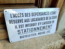 Plaque émaillée bombée d'occasion  Laudun-l'Ardoise