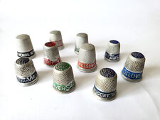 Advertising thimbles assorted for sale  YORK