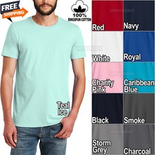 Camiseta para hombre Gildan 100% hilada suave de algodón presencogido calce clásico XS-3XL segunda mano  Embacar hacia Mexico
