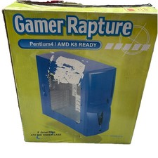 Usado, Gamer Rapture ATX torre média PC estojo painel janela Pentium 4 / AMD K8 retrô comprar usado  Enviando para Brazil