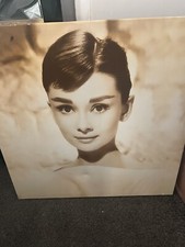 Audrey hepburn canvas for sale  BIRKENHEAD