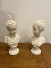 Vintage pair alabaster for sale  LEICESTER