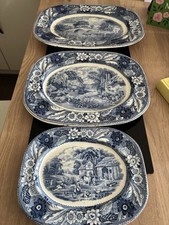 Antique blue white for sale  COLCHESTER