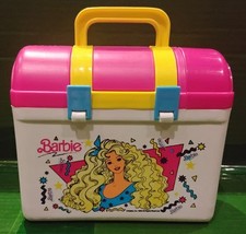 Lancheira Barbie vintage com garrafa de bebida Mattel 1990 comprar usado  Enviando para Brazil