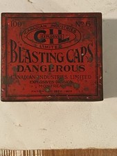 Blasting cap tin for sale  Hazleton