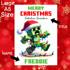 Minecraft creeper christmas for sale Minecraft creeper christmas for sale  CAMBRIDGE