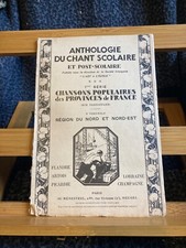 Anthologie chant scolaire d'occasion  Rennes