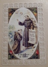 Santino francesco assisi usato  Italia