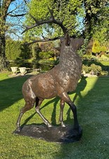 Bronze skulptur hirsch gebraucht kaufen  Stahnsdorf